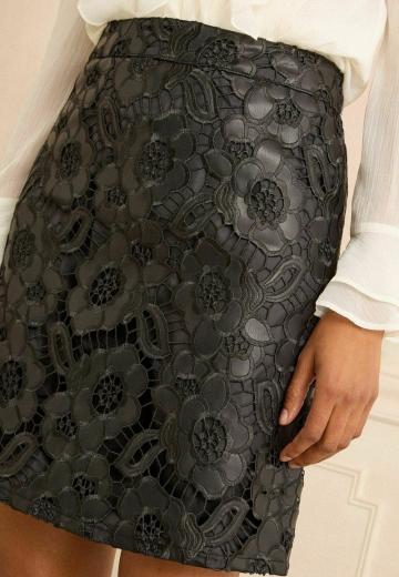 Кожаная юбка