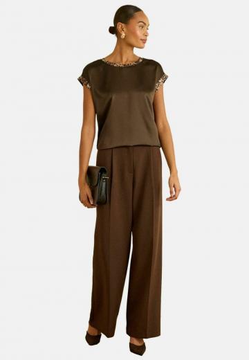 Атласная блузка