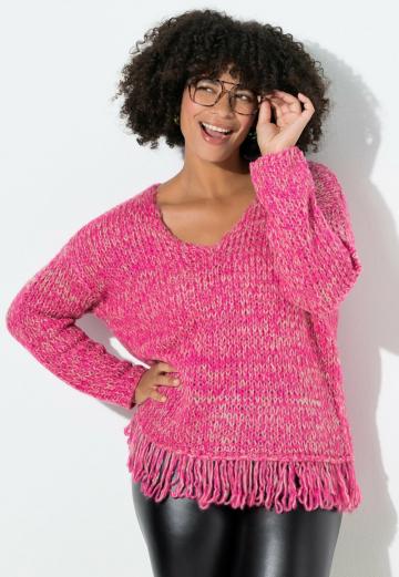 Длинный пуловер