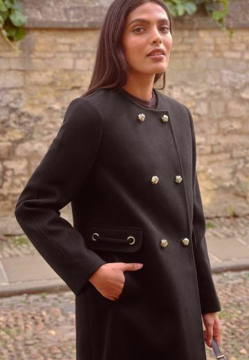 Шерстяное пальто