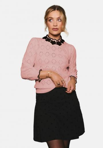 Пуловер с рукавом три четверти