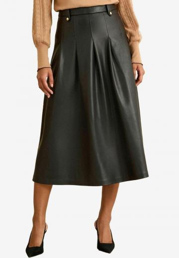 Кожаная юбка