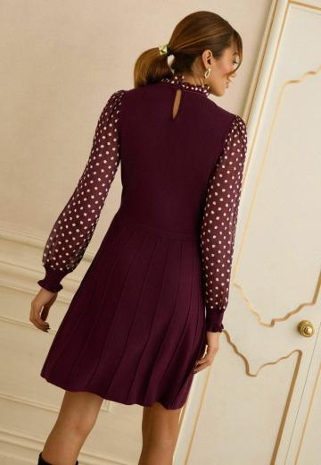 Вязаное платье