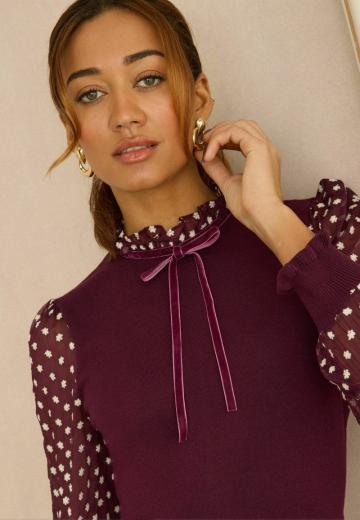 Вязаное платье