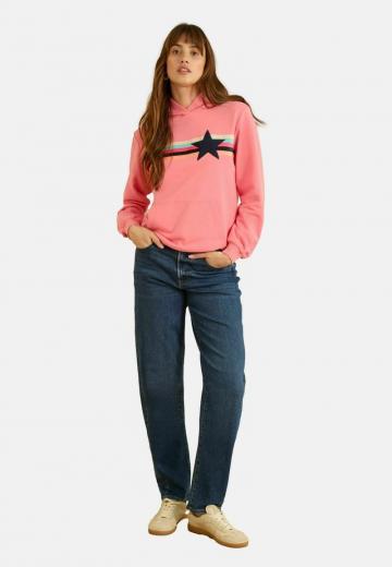 Пуловер с капюшоном