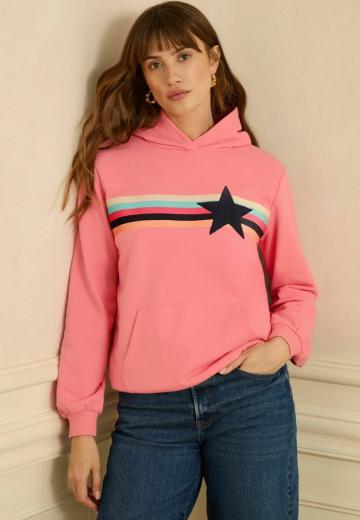 Пуловер с капюшоном