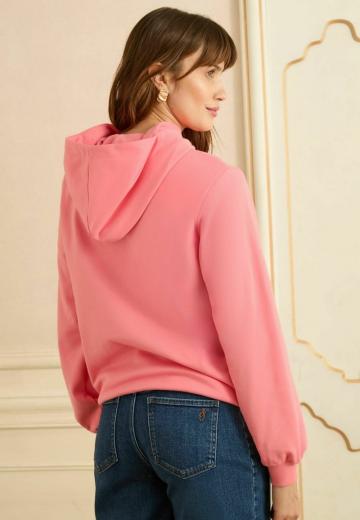 Пуловер с капюшоном