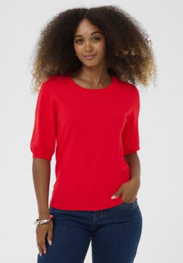 Пуловер с коротким рукавом