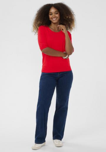 Пуловер с коротким рукавом