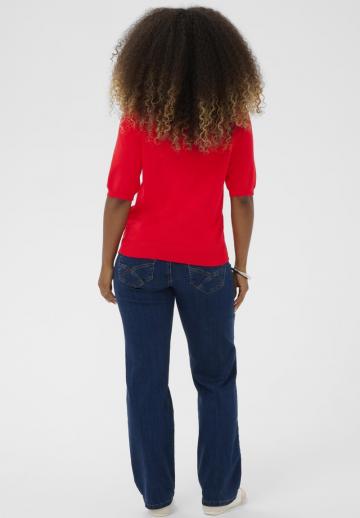 Пуловер с коротким рукавом