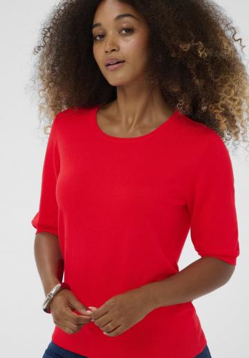 Пуловер с коротким рукавом