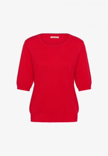 Пуловер с коротким рукавом