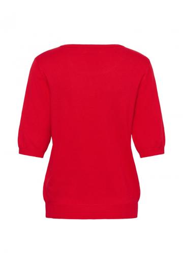 Пуловер с коротким рукавом