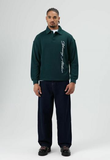 Поло с длинным рукавом