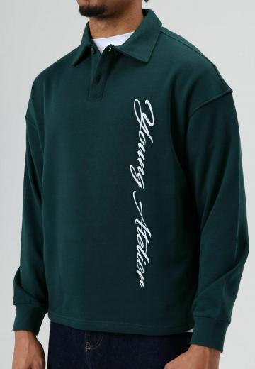 Поло с длинным рукавом