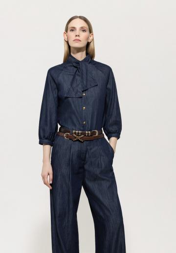 Джинсовая блузка