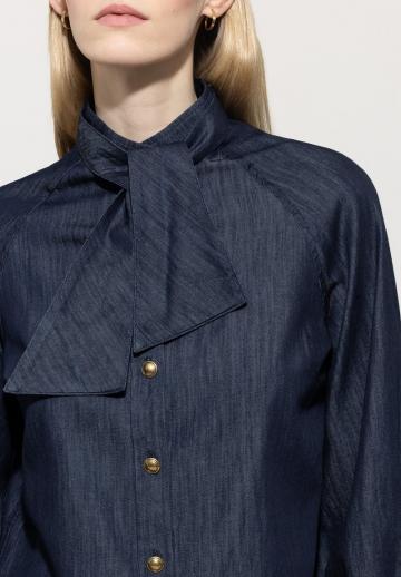 Джинсовая блузка