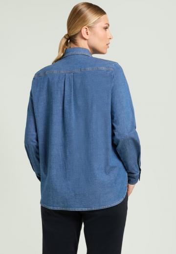 Джинсовая блузка