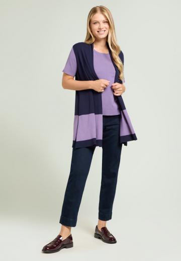 Длинный жилет