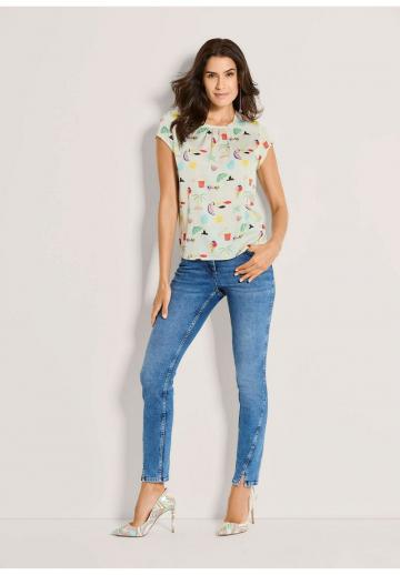 Атласная блузка