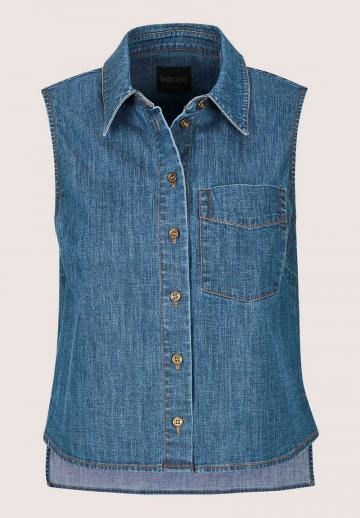 Джинсовая жилетка