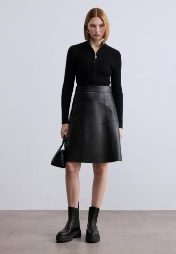 Кожаная юбка