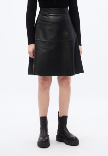 Кожаная юбка
