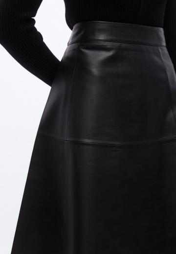 Кожаная юбка