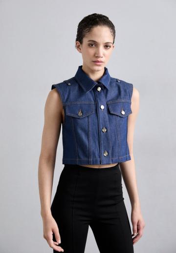 Джинсовая блузка