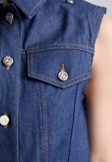 Джинсовая блузка