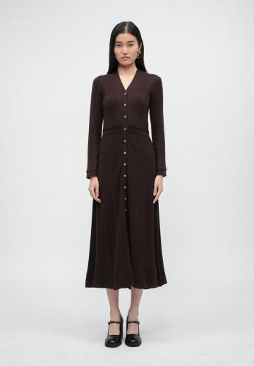 Вязаное платье