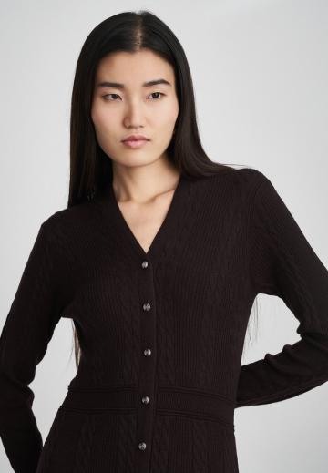 Вязаное платье