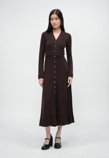 Вязаное платье