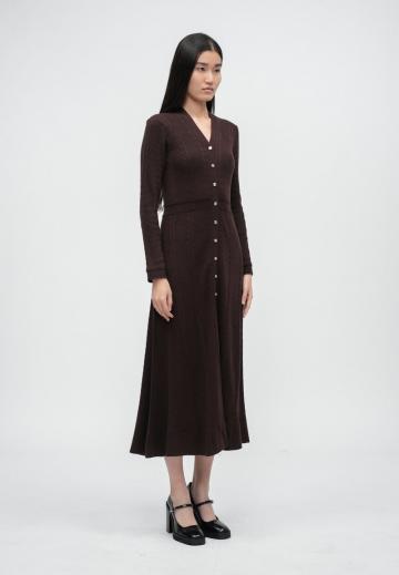 Вязаное платье