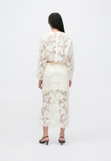 Юбка с накладными карманами