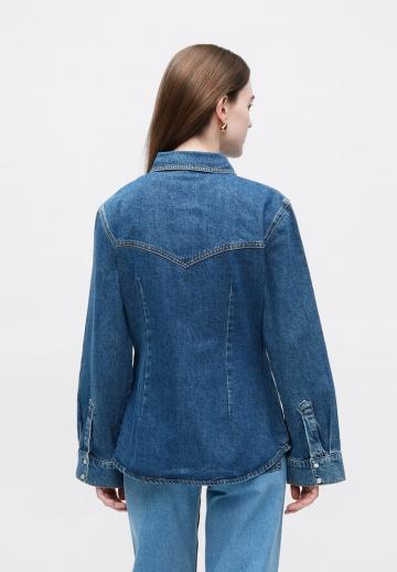 Джинсовая блузка