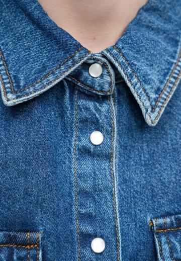 Джинсовая блузка