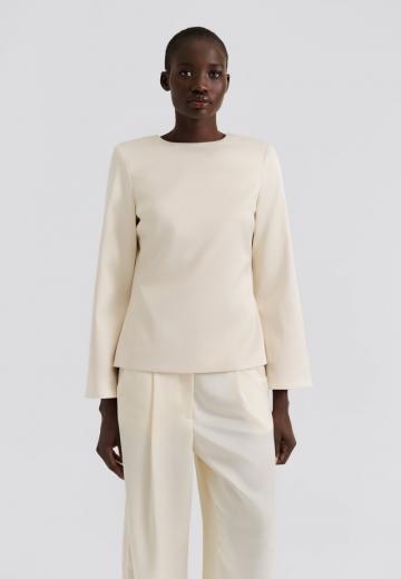 Атласная блузка