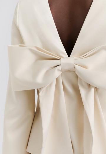 Атласная блузка