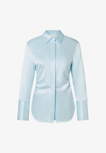 Атласная блузка