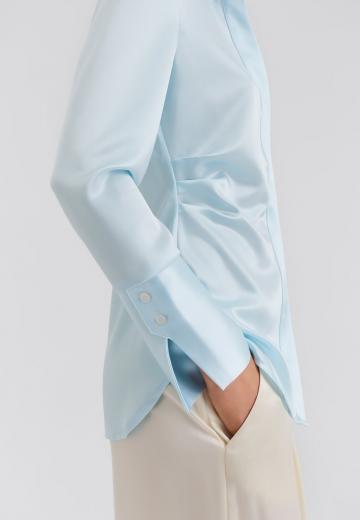 Атласная блузка