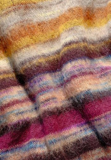 Жаккардовая вязаная кофта