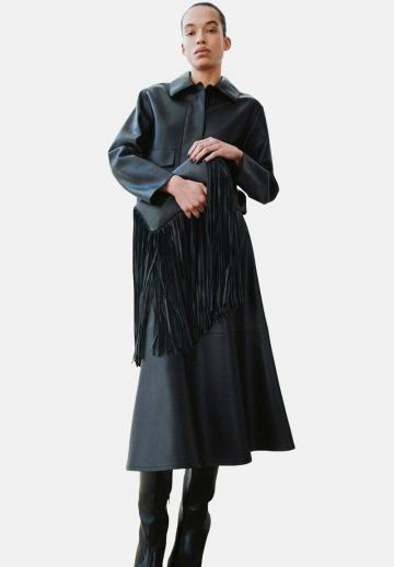 Кожаная юбка