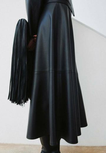 Кожаная юбка