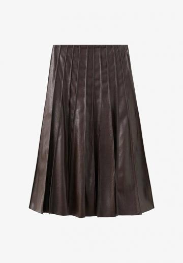 Кожаная юбка