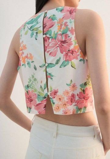 Блузка без рукавов