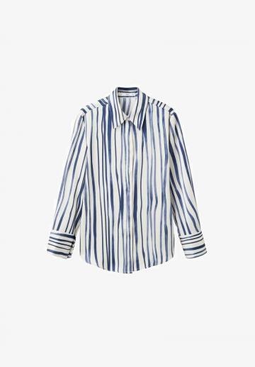 Атласная блузка