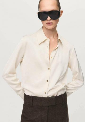 Атласная блузка