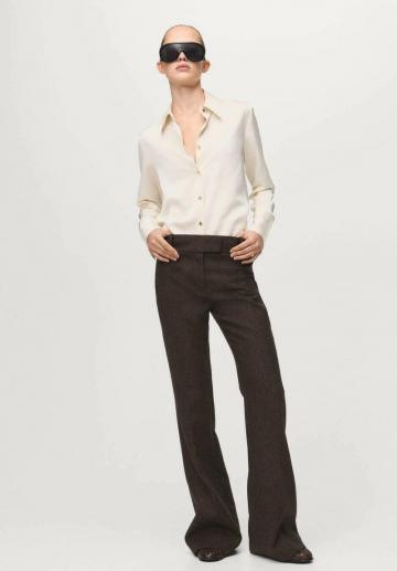 Атласная блузка