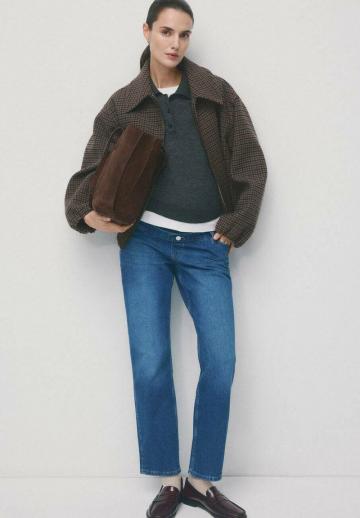 Прямые джинсы